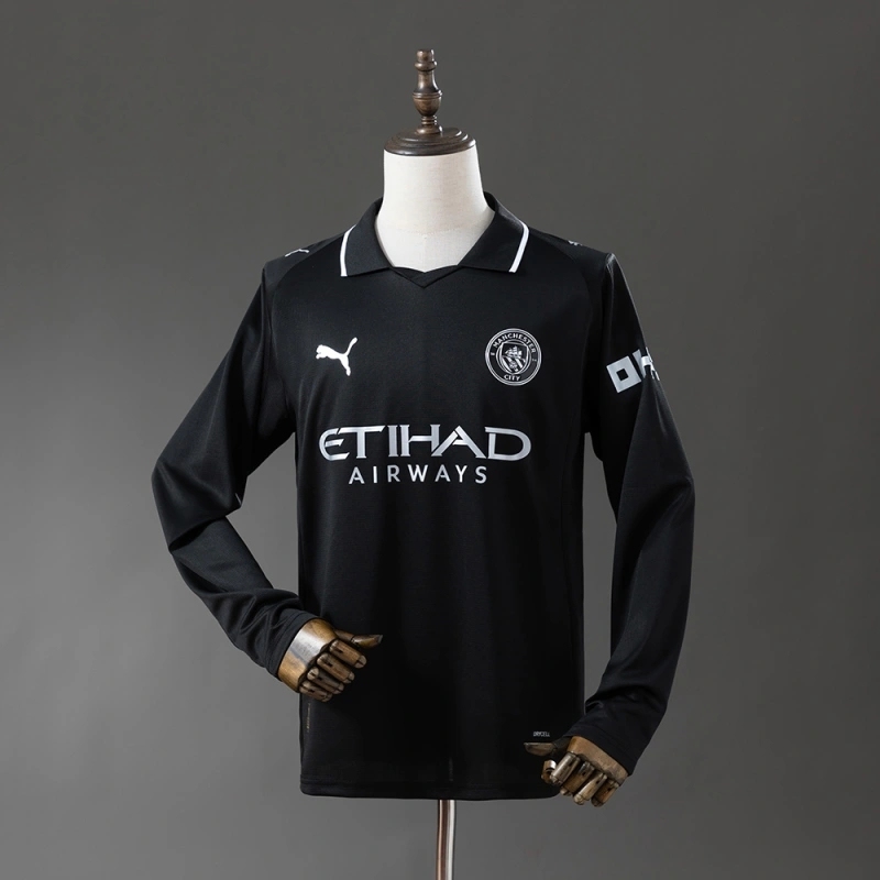 2025-26 MANCHESTER CITY LONG SLEEVE AWAY (FAN VERSION)