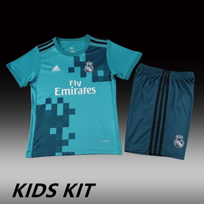 2017-18 REAL MADRID THIRD AWAY KIDS KIT