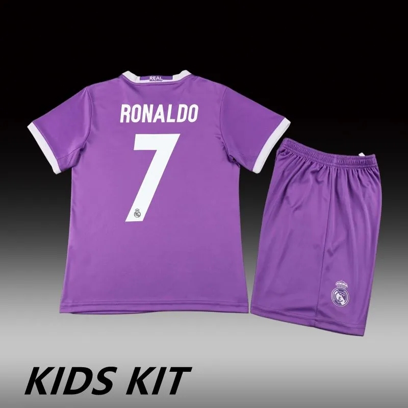 2016-17 REAL MADRID AWAY KIDS KIT