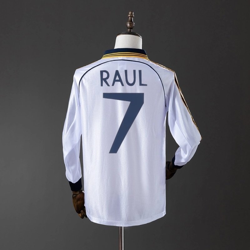 1998-00 REAL MADRID HOME LONG SLEEVE
