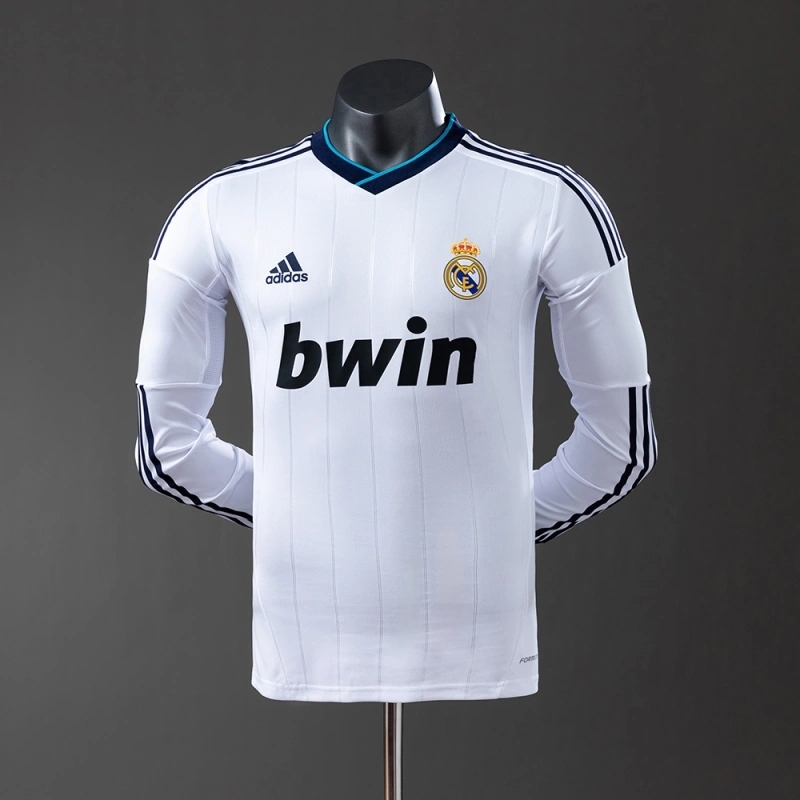 2012-13 REAL MADRID HOME LONG SLEEVE (PLAYER VERSION)