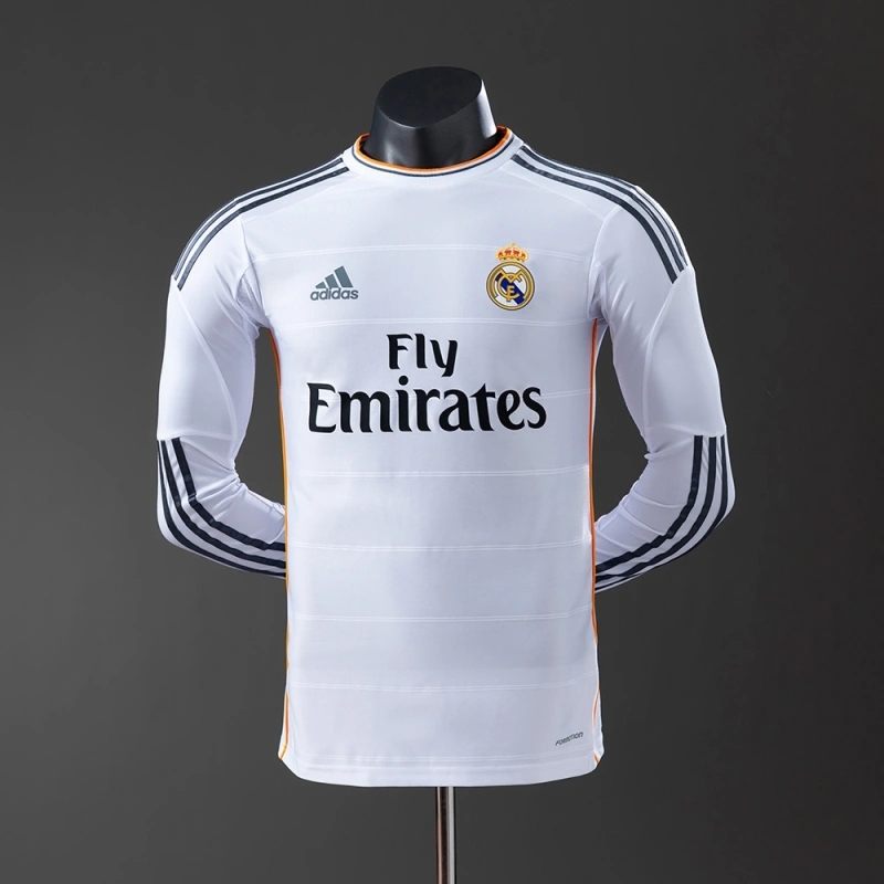 2013-14 REAL MADRID HOME LONG SLEEVE (PLAYER VERSION)