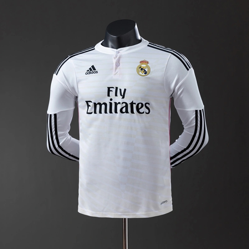 2014-15 REAL MADRID HOME LONG SLEEVE PLAYER VERSION
