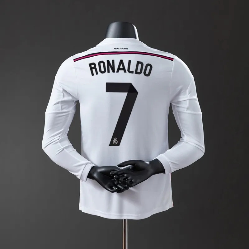 2014-15 REAL MADRID HOME LONG SLEEVE PLAYER VERSION