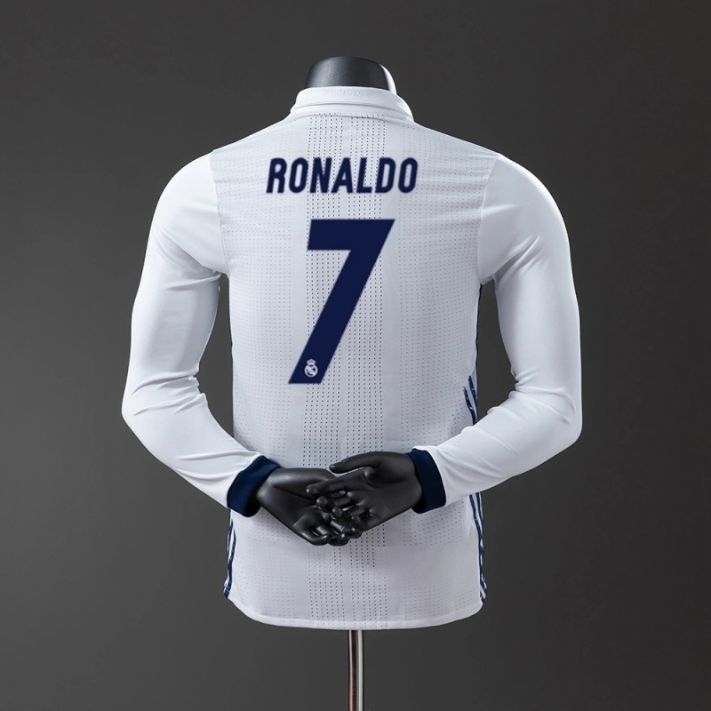 2016-17 REAL MADRID LONG SLEEVE PLAYER VERSION HOME