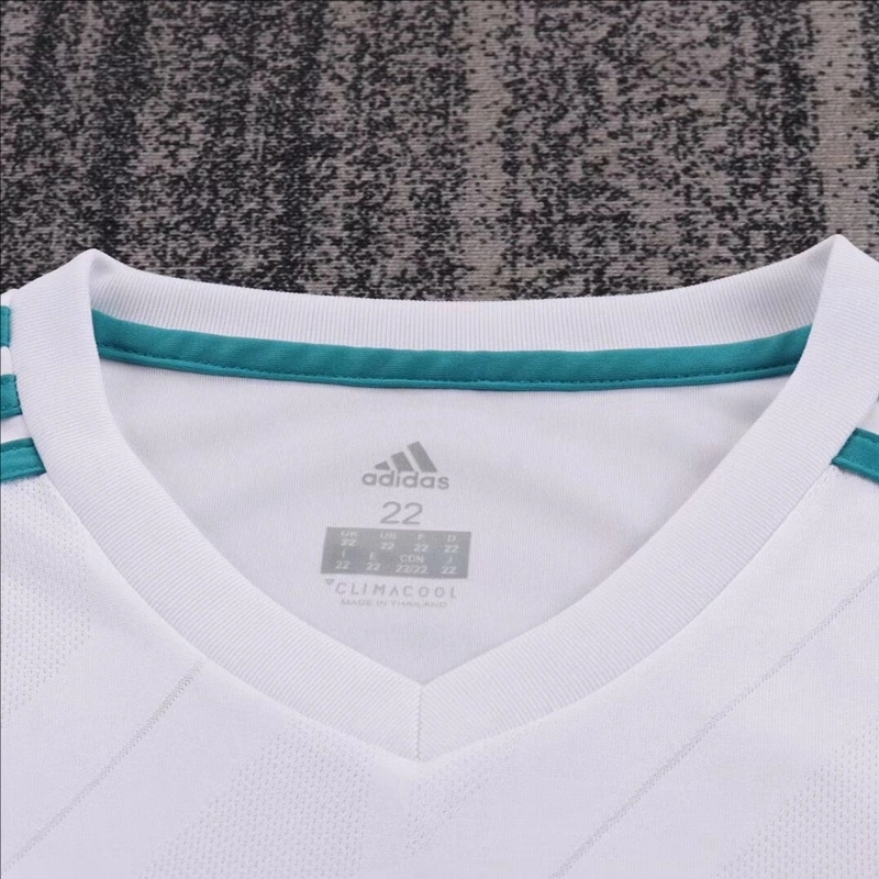2017-18 REAL MADRID HOME LONG SLEEVE KIDS KIT