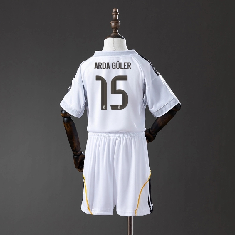 2025-26 REAL MADRID HOME MEN AND KIDS KIT