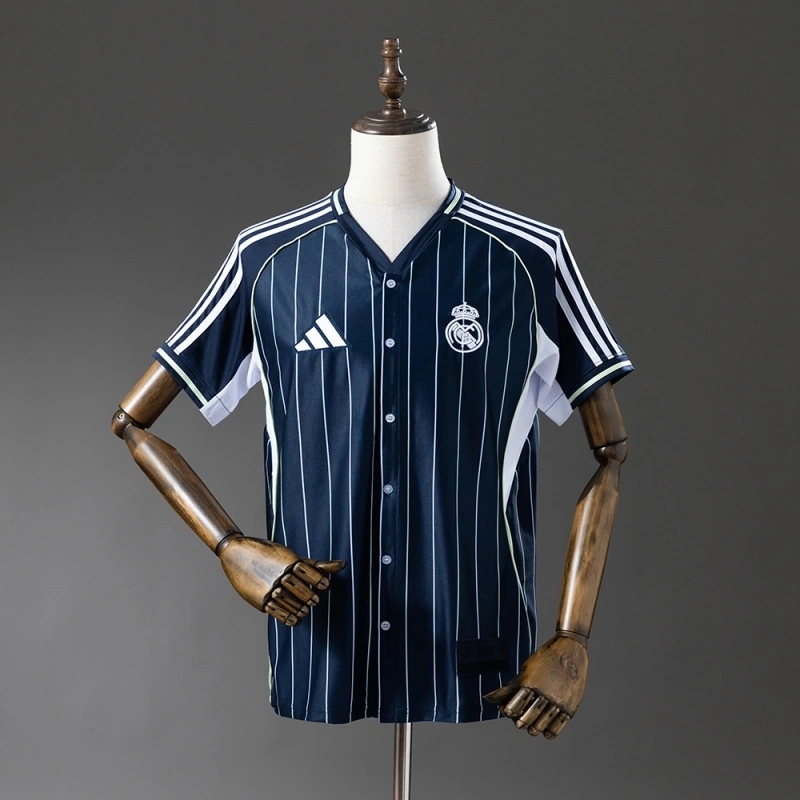 2025-26 REAL MADRID NAVY BLUE US PACK FAN VERSION
