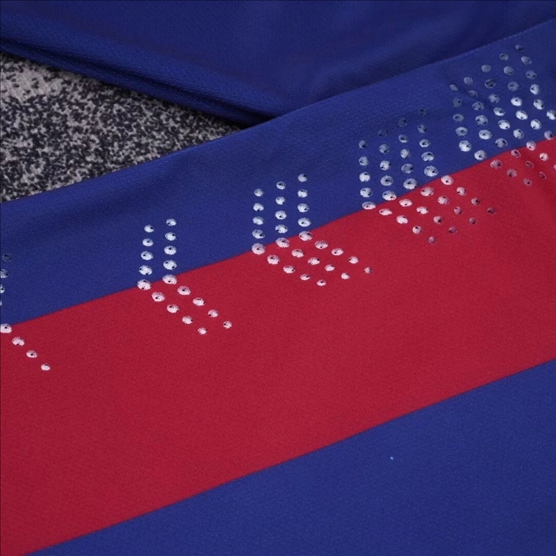 2014-15 BARCELONA HOME LONG SLEEVE KIDS KIT