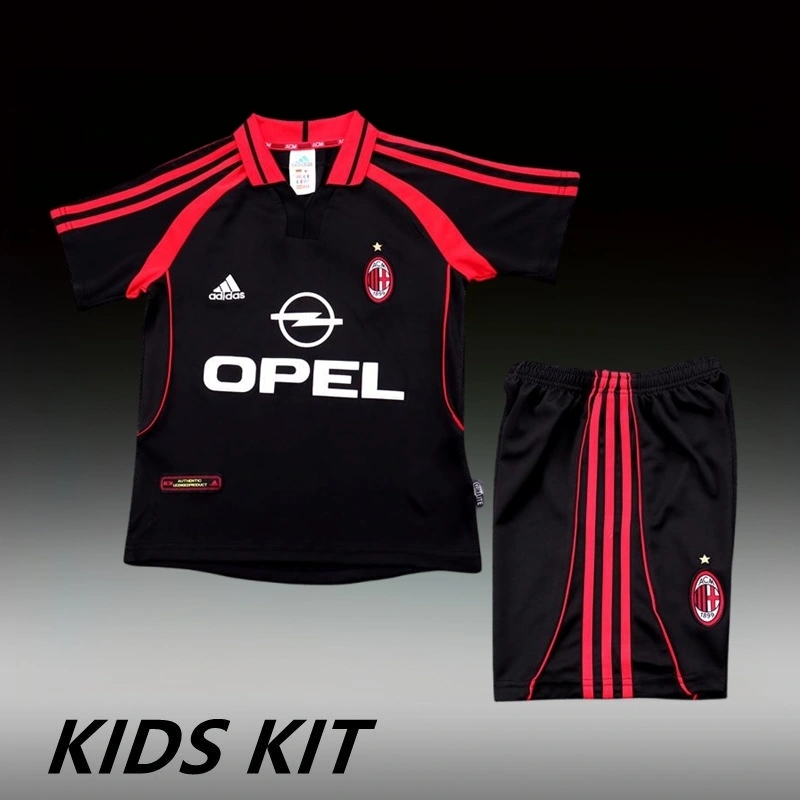 2000-01 AC MILAN THIRD AWAY KIDS KIT