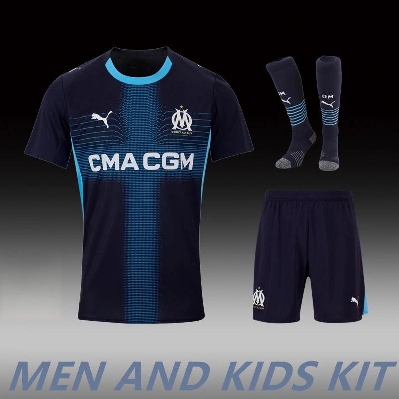 2025-26 MARSEILLE AWAY MEN AND KIDS KIT