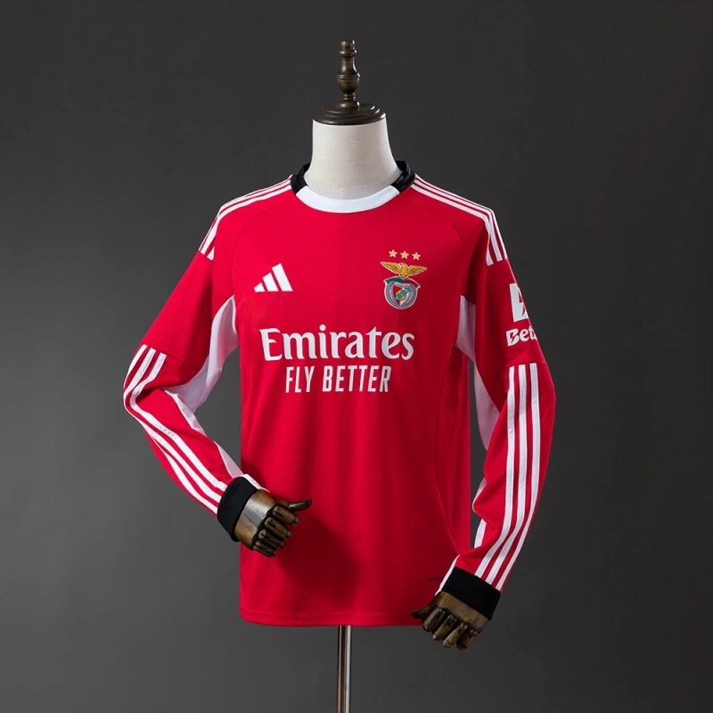 2025-26 BENFICA HOME LONG SLEEVE JERSEY