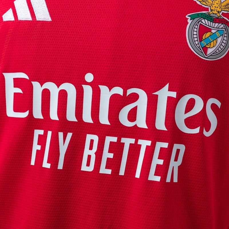 2025-26 BENFICA HOME LONG SLEEVE JERSEY