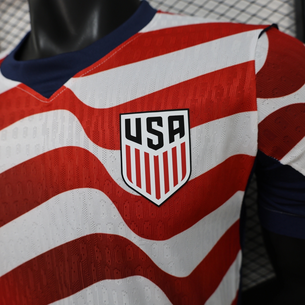 2026 USA Home PULISIC WORLD CUP SOCCER JERSEYS(PLAYER VERSION)
