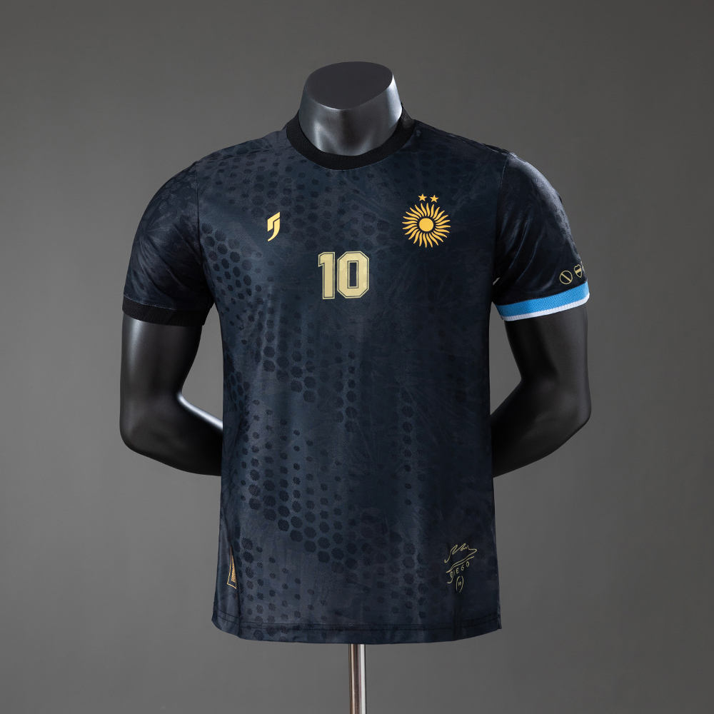 ARGENTINA MARADONA #10 SPECIAL EDITION-BLACK PLAYER VERSION JERSEY