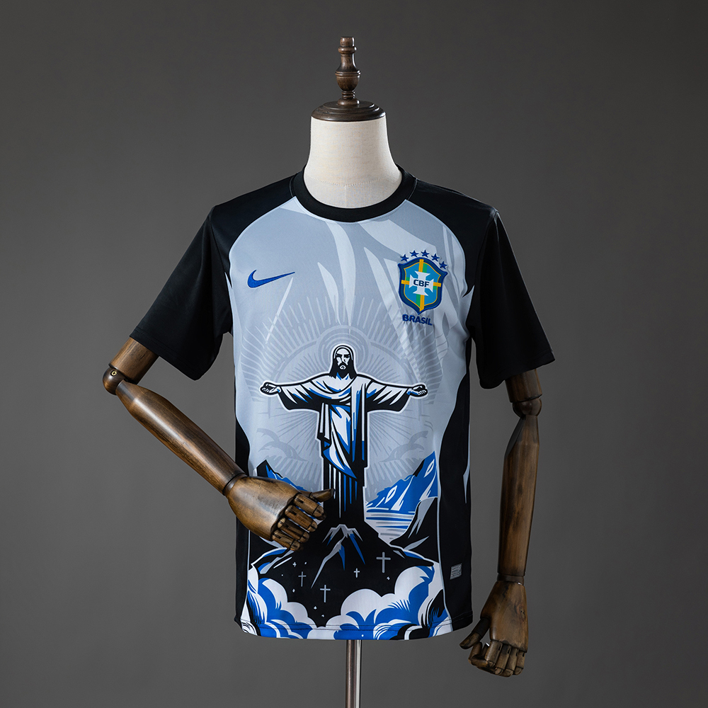BRAZIL 2026 CHRIST THE SAVIOR - GRAY JERSEY