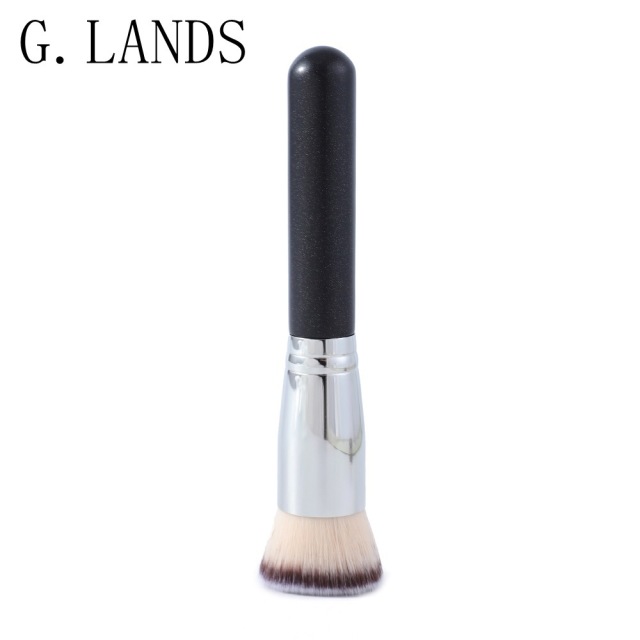 Single makeup brush, loose powder, contouring powder, foundation, eyeshadow, eyebrow comb, highlighter, setting powder, multi-functional, nylon bristles, portable.