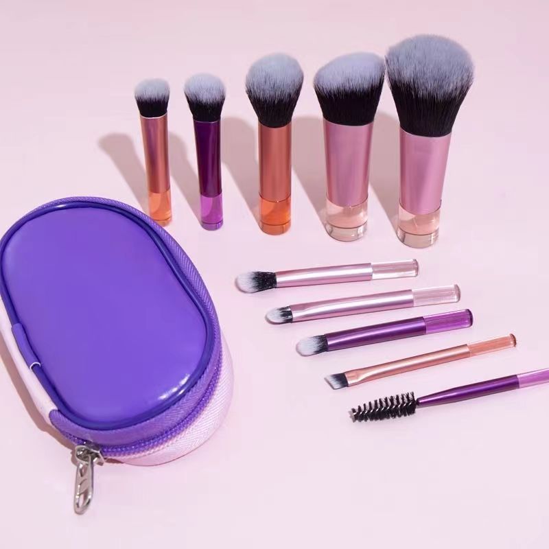 Second-generation foundation brush for applying body lotion, makeup base, nail polish, dust brush, cleaning brush, beauty powder, setting powder.