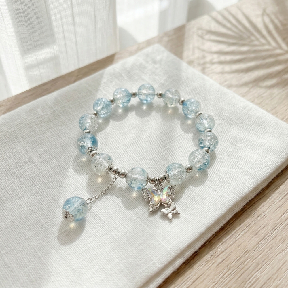 Where Sky Meets Sea: The Gentle Embrace of Blue & White Crystal