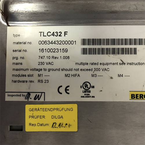 BERGER LAHR TLC432F Servo Drive