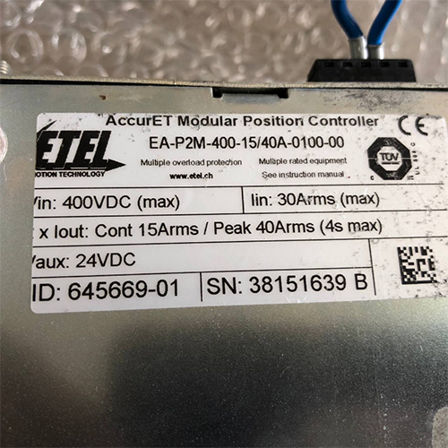 ETEL EA-P2M-400-15/40A-0100-00 EA-P2M-400-15 Servo Drive