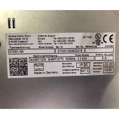 DANAHER S70301-NA Servo Drive