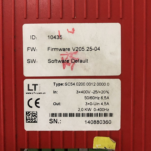 LUST SC54.0200.0012.0000.0 Servo Drive