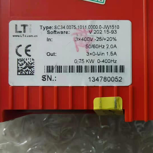 LUST LTI SC34.0075.1011.0000.0-JW1510 Servo Drive