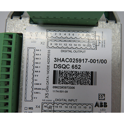 ABB DSQC652 3HAC025917-001/00 3HAC025917-001 I/O Board