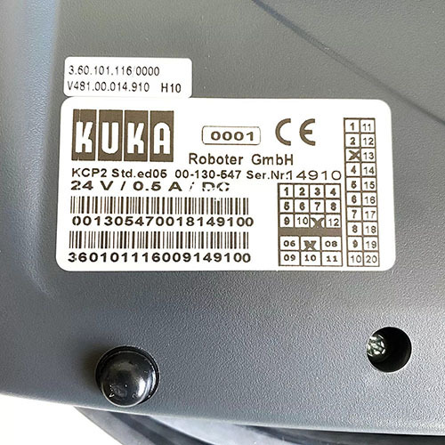 KUKA KCP2 00-130-547 00130547 KRC2 Teach Pendant
