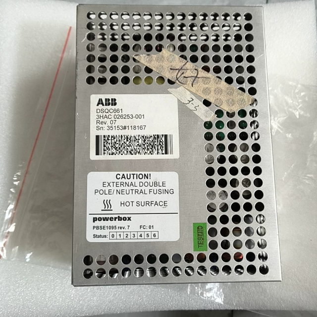 ABB DSQC661 3HAC 026253-001 3HAC026253-001 Powerbox PBSE1095