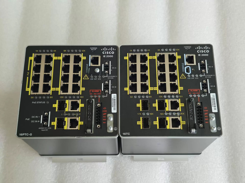 Cisco IE-2000-16TC-B V01 Industrial Ethernet Switch