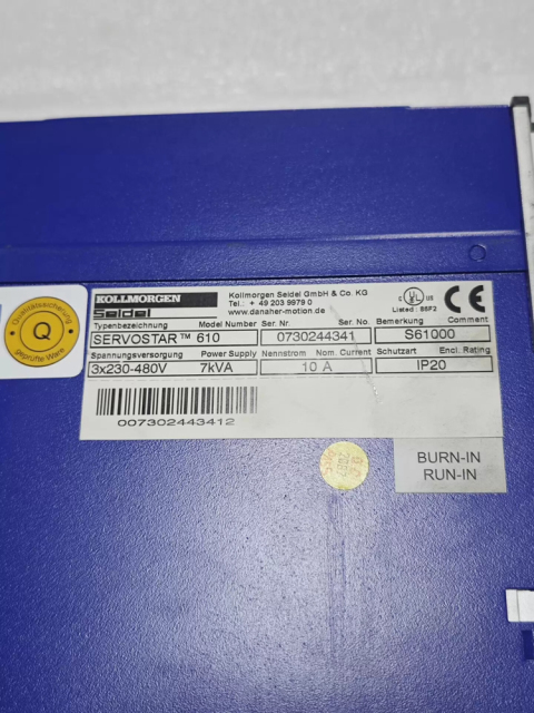 Kollmorgen SERVOSTAR610 S61000 SERVOSTAR 610 AC Servo Drive