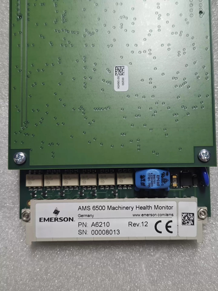 Emerson AMS 6500 A6210 Machinery Health Monitor