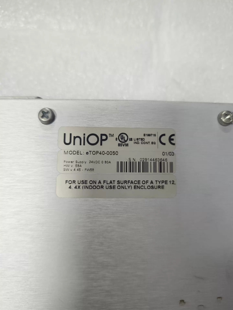 UniOP eTOP40-0050 Touch Screen Panel