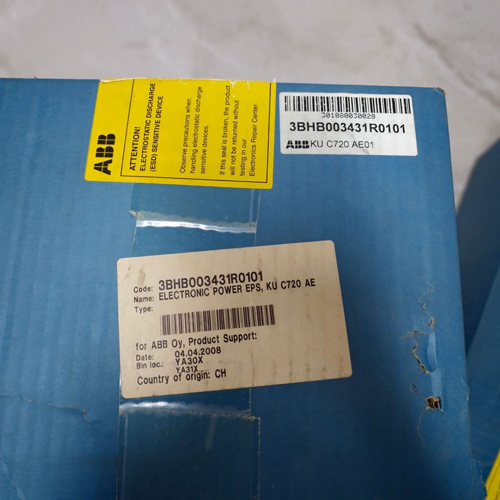 ABB 3BHB003431R0101 KU C720 AE01 Control Board