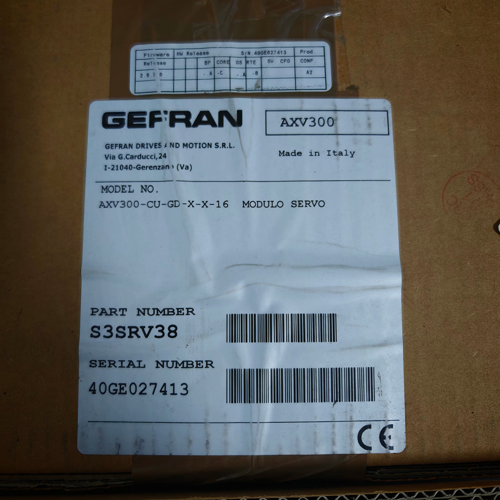 GEFRAN AXV300-CU-GD-X-X-16 Controller