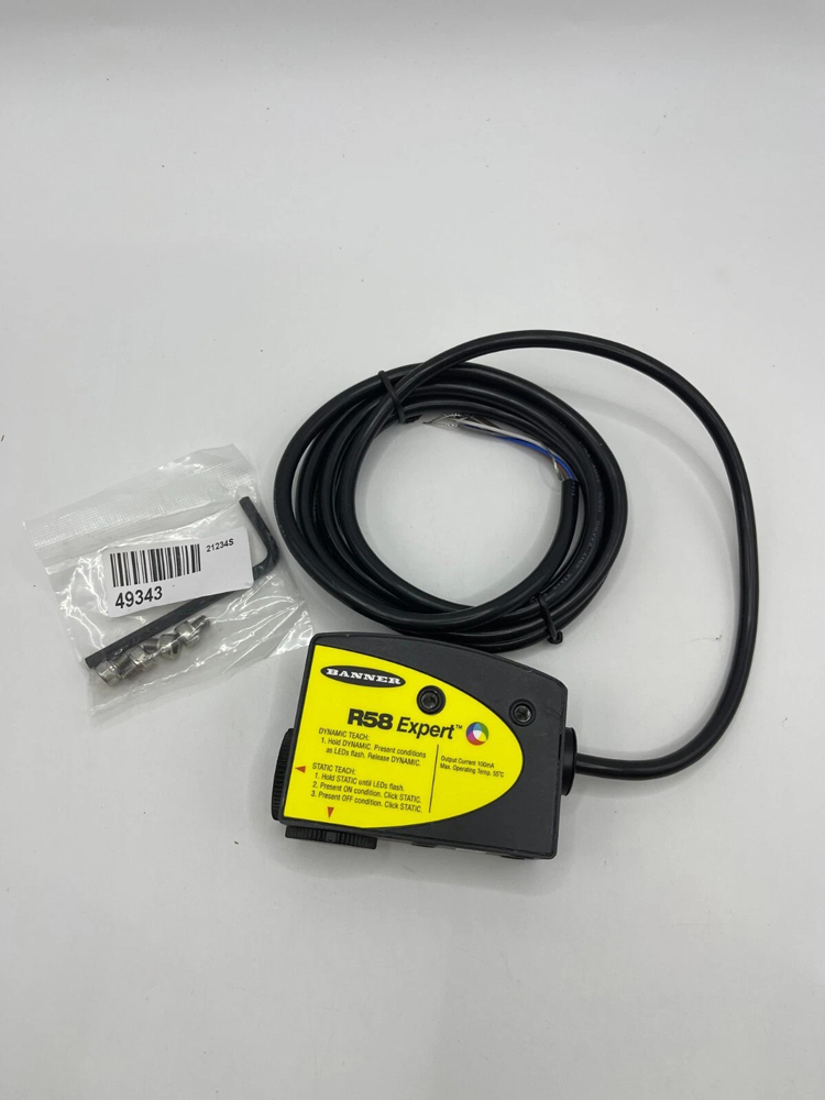 Banner R58ECRGB1 74999 Photoelectric Switch Color Sensor