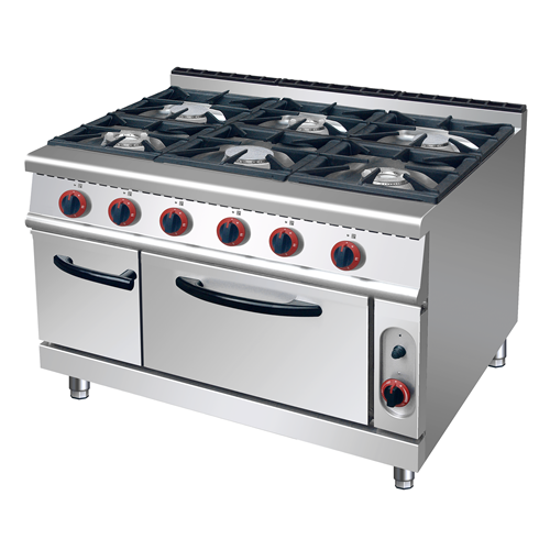HGR 6-Burner Gas Range with Gas Oven