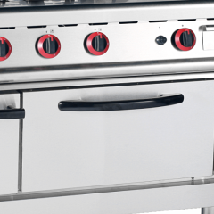 HGR 4-Burner Gas Range&Griddle with Gas Oven