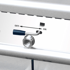 HGR Gas Bain Marie with Cabinet