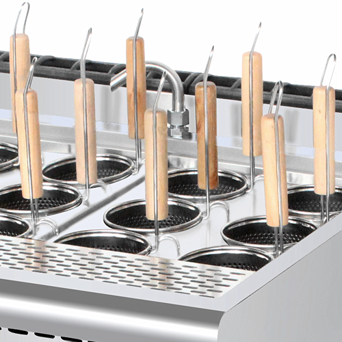 Gas Pasta Cooker with Cabinet
