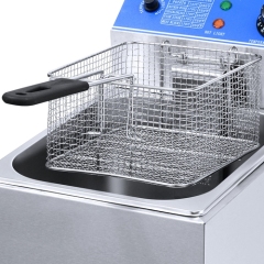 HEF 2-Tank 2-Basket Electric Fryer