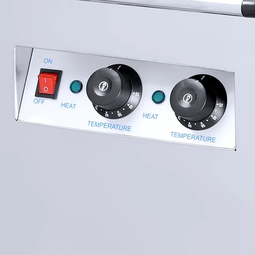 HPW 2-Head Electric Plate Warmer Cart