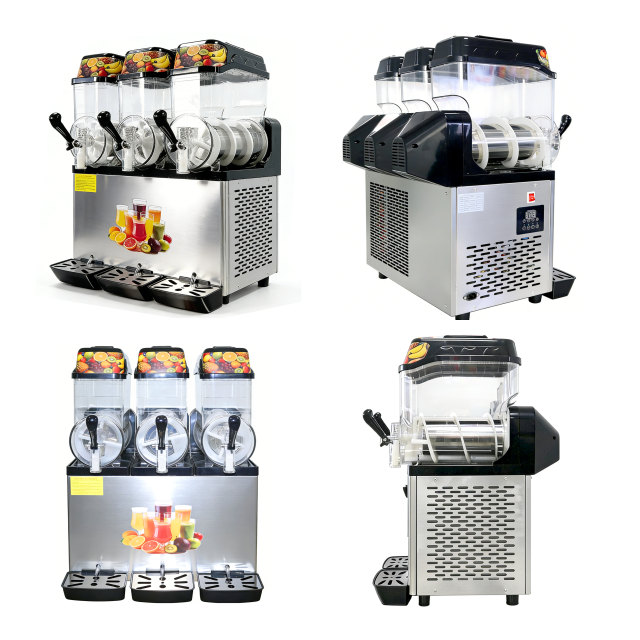 Commercial Slush Machine Series – 1/2/3 Tank Frozen Drink Dispenser