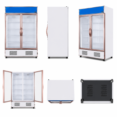 Luxury Straight Cold – Glass Door Beverage Display Cooler Series
