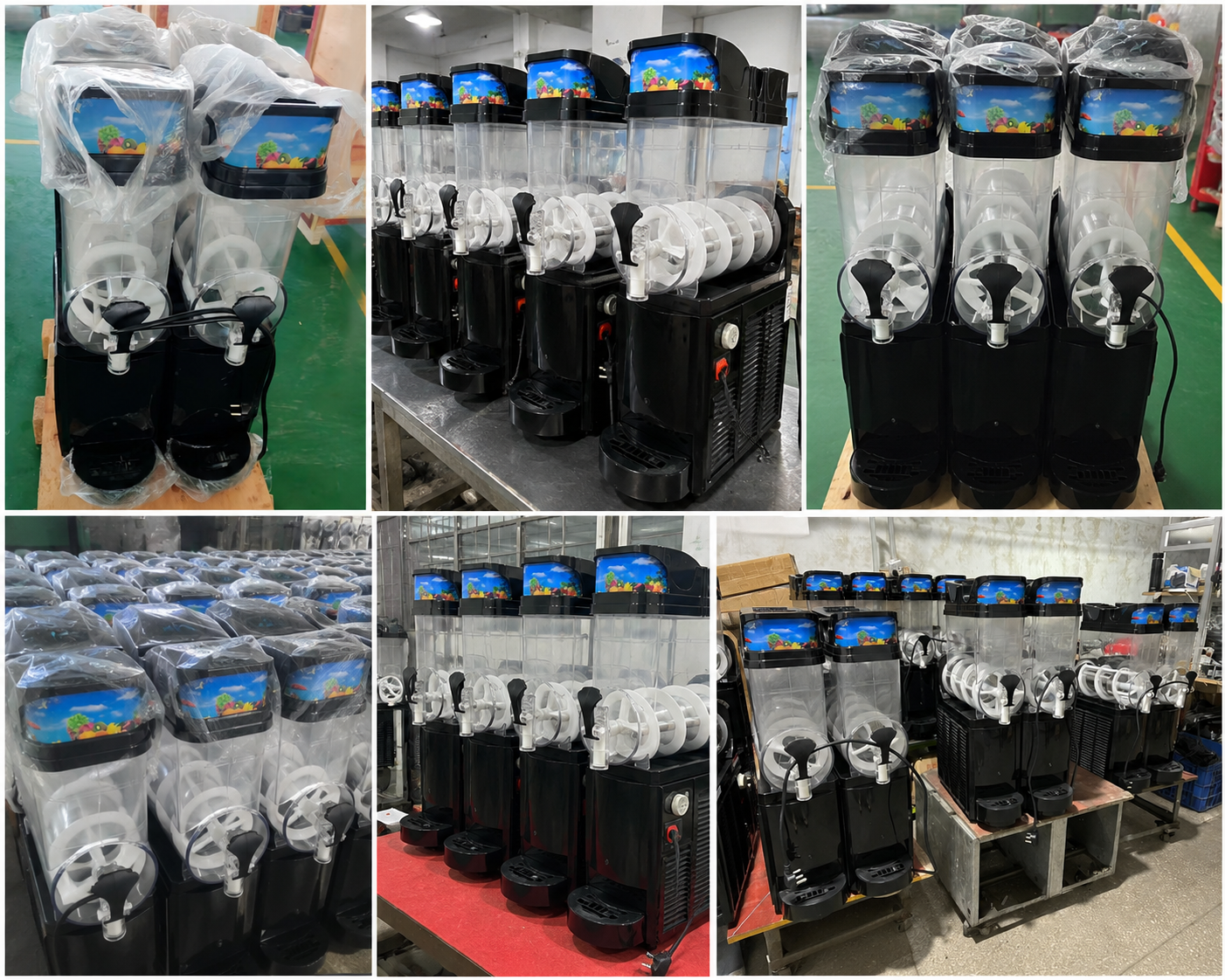 Commercial Slush Machine | 15L Frozen Drink Dispenser 2-3 Tank