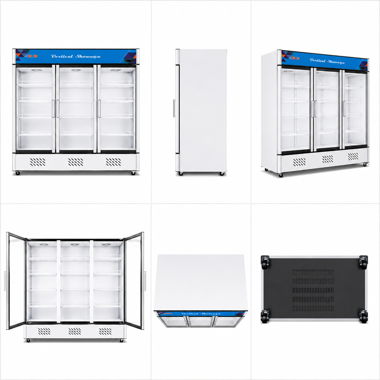Luxury Air-Cooled Beverage Display Cooler for Commercial Refrigeration
