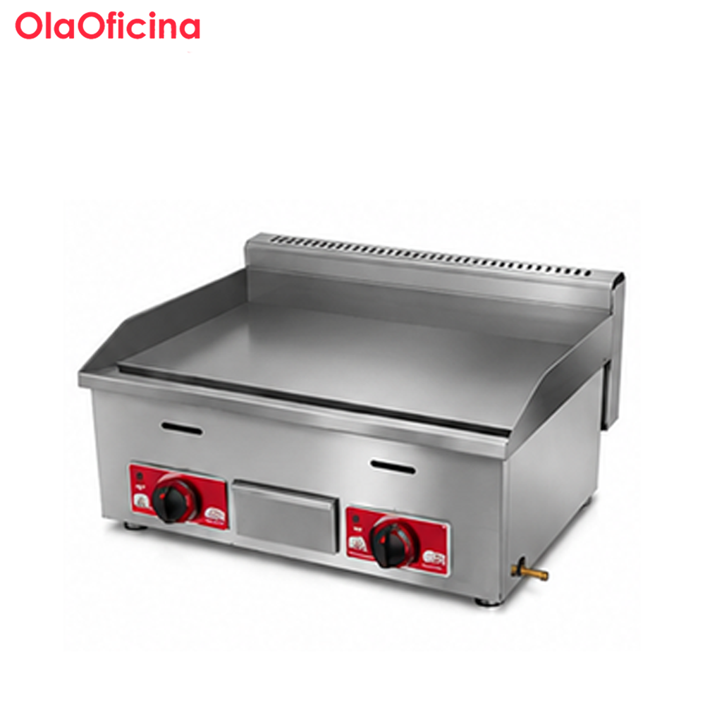 Commercial LPG Gas Griddle Flat Plate Fryer