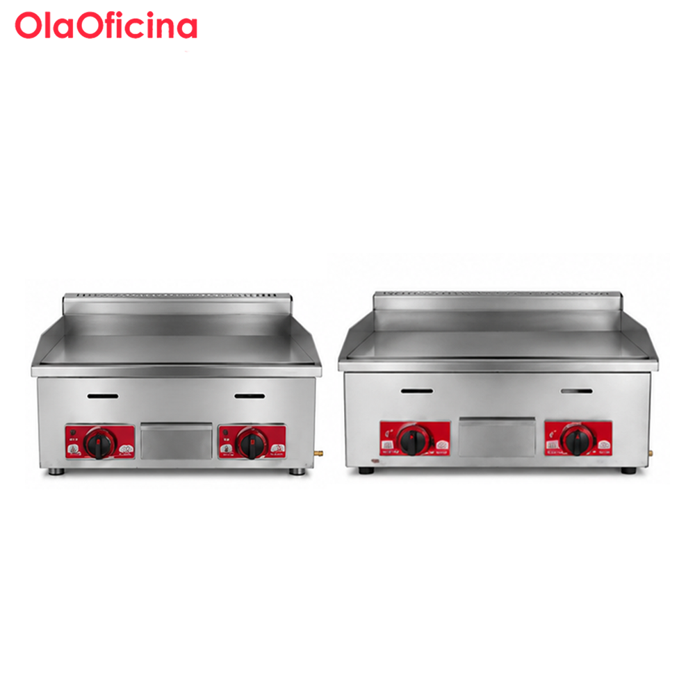 Commercial LPG Gas Griddle Flat Plate Fryer